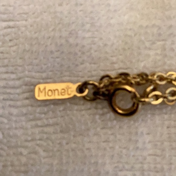 Monet Vintage Double Strand Tassel Necklace - Picture 5 of 6